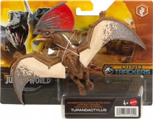 Jurassic World DANGER PACK -lajitelma, 4 vuosi/vuosia, Valikoidut värit, Muovi