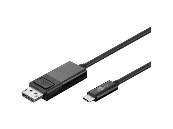 goobay - Ekstern videoadapter - USB-C - DisplayPort - svart - engros