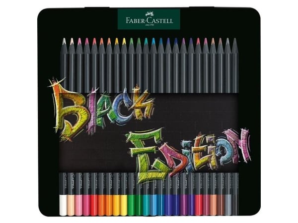 Faber-Castell 116425, Pehmeä, Monivärinen, 24 kpl