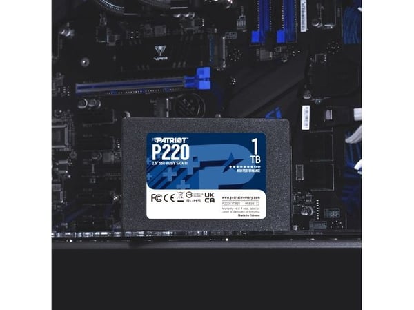 Patriot P220 - SSD - 1 TB - intern - 2.5" - SATA 3Gb/s