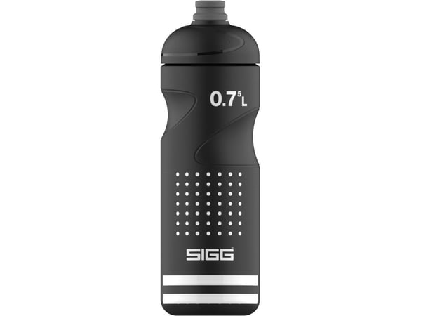 SIGG 6006.00, Daglig bruk, Idretter, 750 ml, Skrulokk, Plast, Svart, Voksen