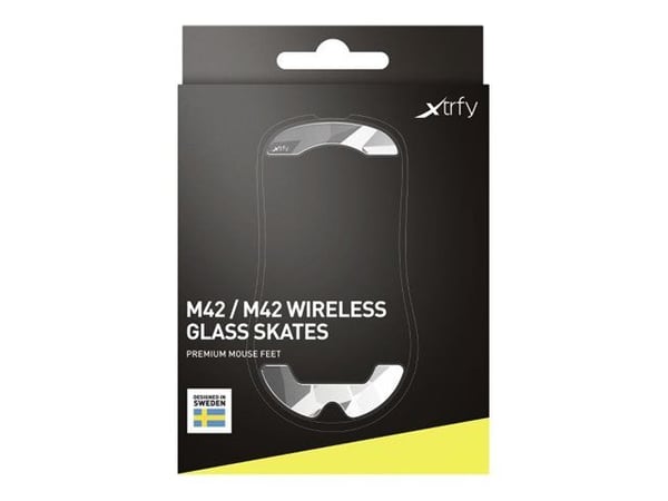 CHERRY XTRFY - Musfötter - glas - vit - för Xtrfy M42