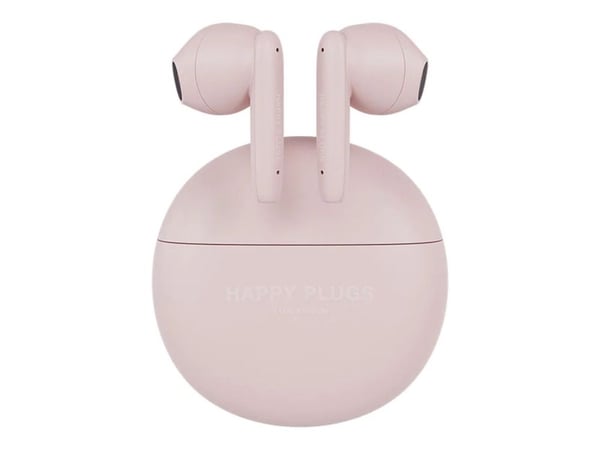 Happy Plugs JOY Lite - ekte trådløse ørepropper med mikrofon - ørepropp - Bluetooth - rosa