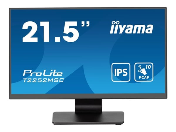 IIYAMA TFT T2252MSC 54.5cm TOUCH IPS 21.5''/1920x1080/10-dot/HDMI/DP/USB /HDMI/DP/USB