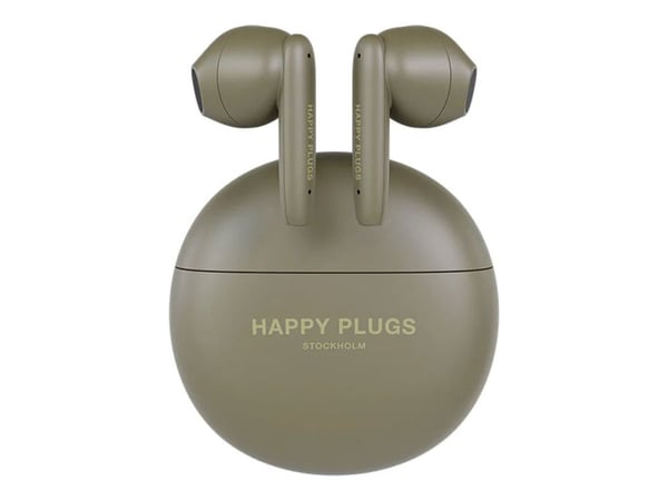 Happy Plugs JOY Lite - True wireless-hörlurar med mikrofon - öronknopp - Bluetooth - grön