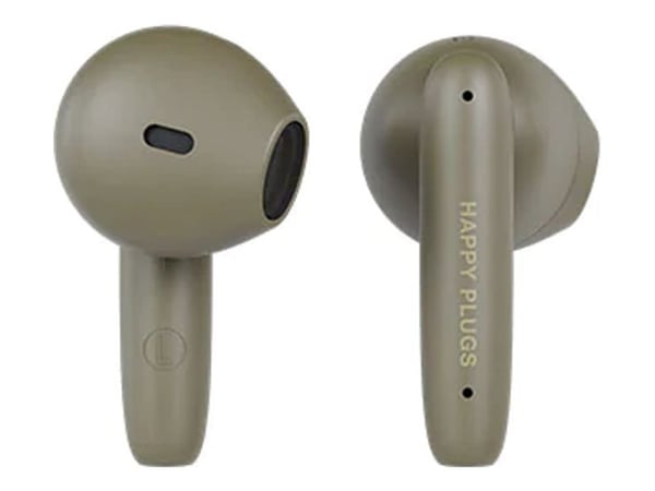 Happy Plugs JOY Lite - True wireless-hörlurar med mikrofon - öronknopp - Bluetooth - grön