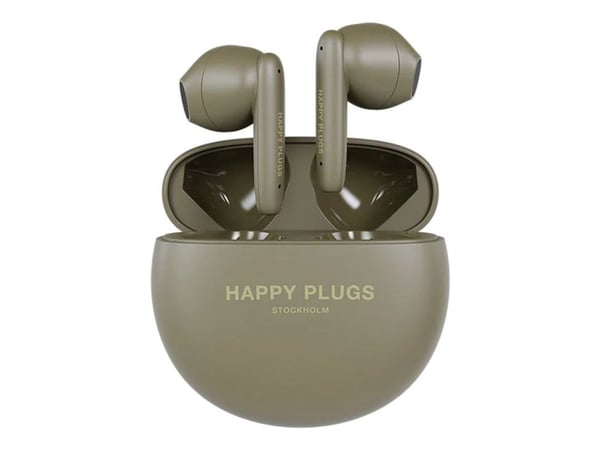 Happy Plugs JOY Lite - True wireless-hörlurar med mikrofon - öronknopp - Bluetooth - grön