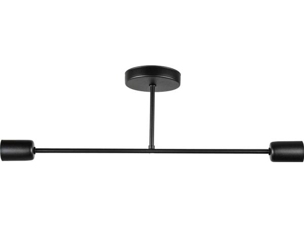 Hengelampe Orno SOLO 2P E27, maks. 2x60W, svart
