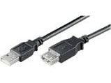 Goobay 93600, 3 m, USB A, USB A, USB 2.0, 0,48 Gbit/s, Svart