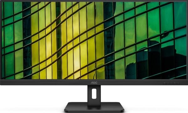 AOC U34E2M, 86,4 cm (34"), 3440 x 1440 piksler, Wide Quad HD, 4 ms, Sort
