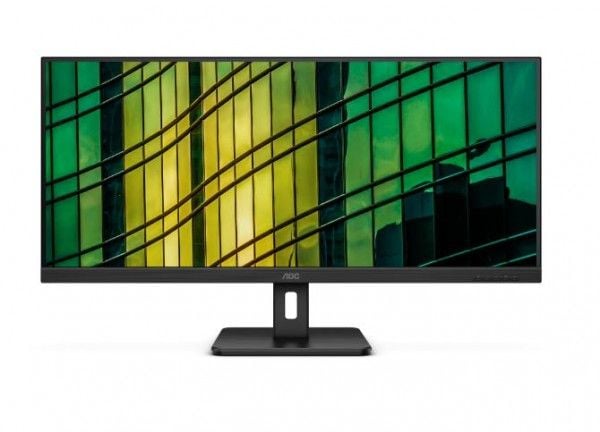 AOC U34E2M, 86,4 cm (34"), 3440 x 1440 piksler, Wide Quad HD, 4 ms, Sort