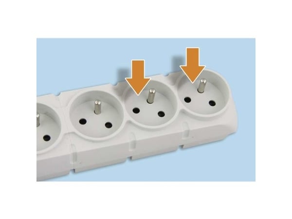 Emos P53874 Harmaa 5 pistorasiaa (pistorasioita) 250 V 3 m