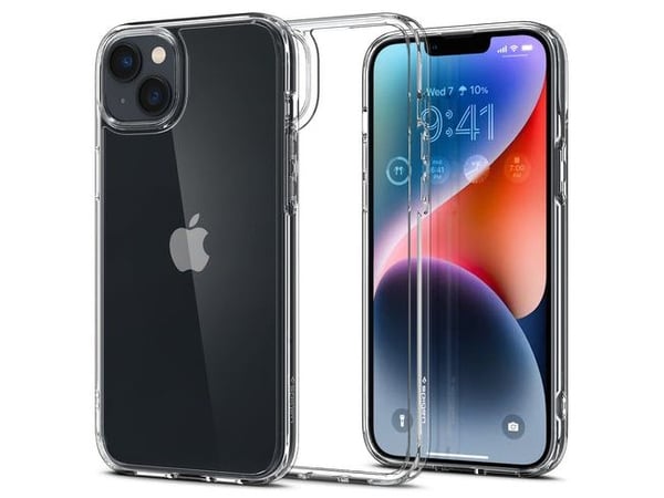 Spigen ACS04653, Suojus, Apple, iPhone 14 Plus, 17 cm (6.7"), Läpinäkyvä