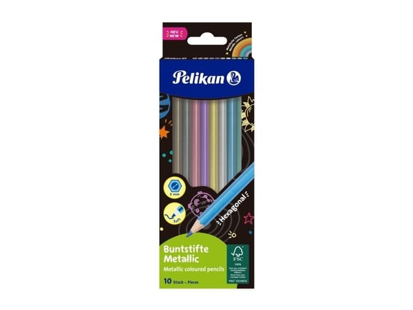 Pelikan 701235, Monivärinen, 10 kpl