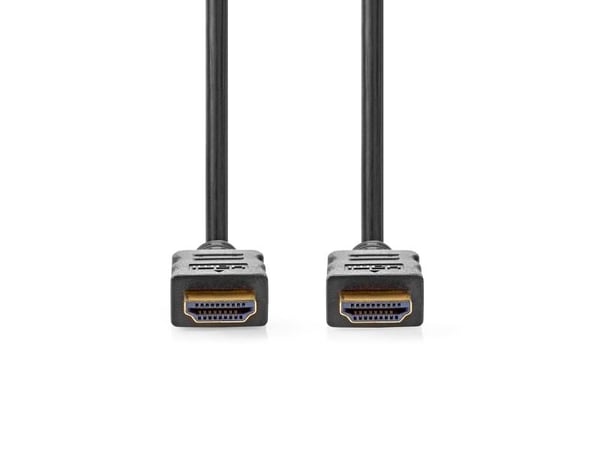Nedis CVGL34000BK50, 5 m, HDMI Type A (Standard), HDMI Type A (Standard), 3D, 10,2 Gbit/s, musta