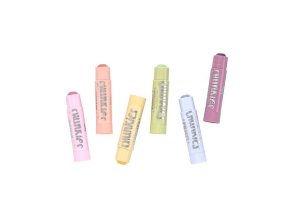 OOLY Chunkies Paint Sticks, Blå, Grønn, Oransje, Rosa, Lilla, Gult, Maletusj, Hard, 6 stykker |