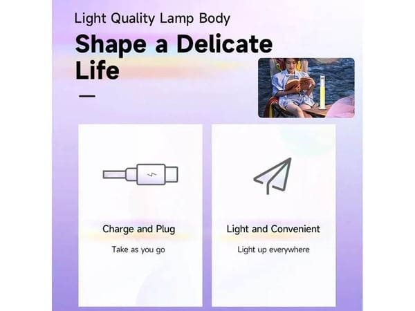 Yeelight YLYTD-0015, Grå, Universell, CE, EAC, FCC, KC, 5 W, Ambience, Orientasjon, Batteri, USB