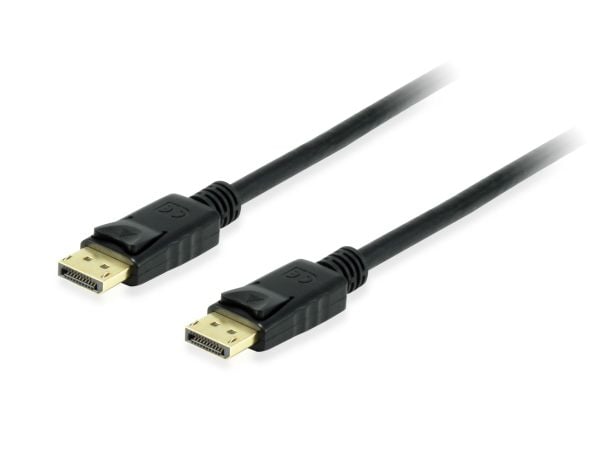 Equip 119256, 10 m, DisplayPort, DisplayPort, Hankjønn, Hankjønn, 7680 x 4320 piksler