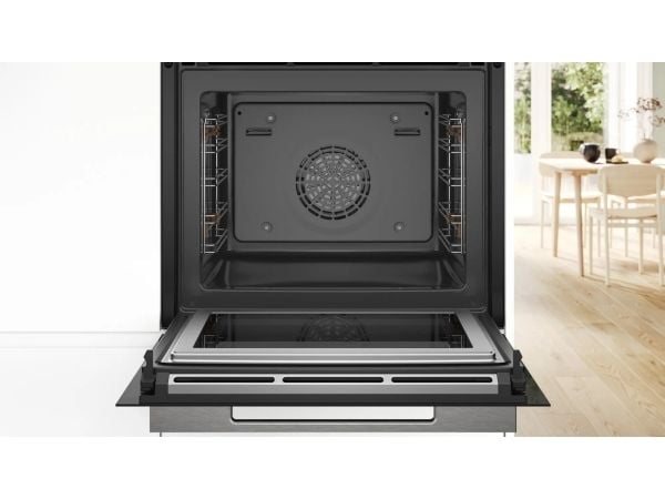Bosch Serie 8 HMG7361B1, Medium, Elektrisk ovn, 67 l, 3600 W, 67 l, 800 W