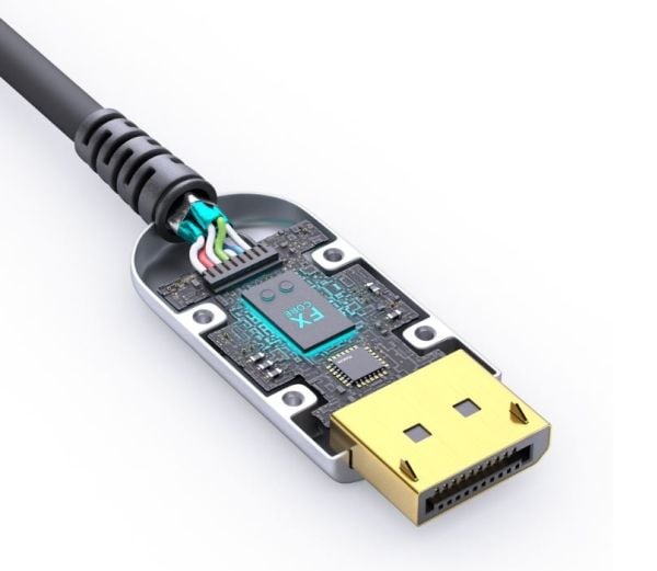 PureLink FiberX Series FX-I350 - HDMI-kabel - HDMI hann til HDMI hann - 25 m - hybridkobber / fiberoptikk - svart - 4K-støtte