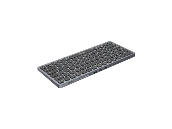 Unitek - Tastatur - 9-in-1 hub - USB-C - romgrå