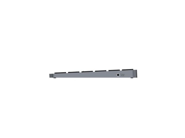 Unitek - Tastatur - 9-in-1 hub - USB-C - romgrå