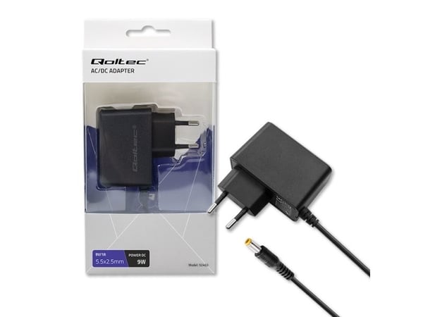 Qoltec 52403, Maksupäätetulostin, Sisätila, 220 - 240 V, 50 - 60 Hz, 9 W, 9 V
