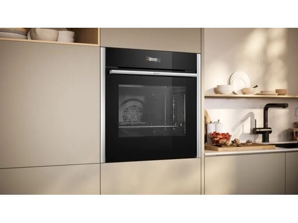 Neff N 70 B24CR71N0, Medium, Elektrisk ovn, 71 l, 71 l, 40 - 275 °C, Hydrolytisk + pyrolytisk