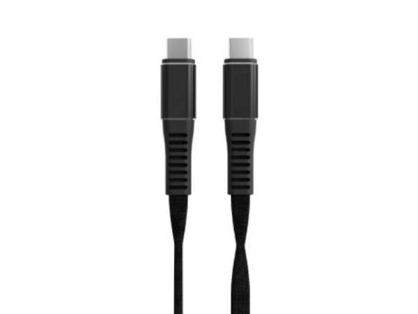 Menatwork NCABLE-LE-UC-UC-1.2M, 1,2 m, USB C, USB C, musta