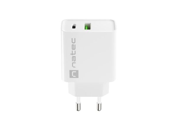 NATEC RIBERA, Sisätila, AC, 12 V, Valkoinen