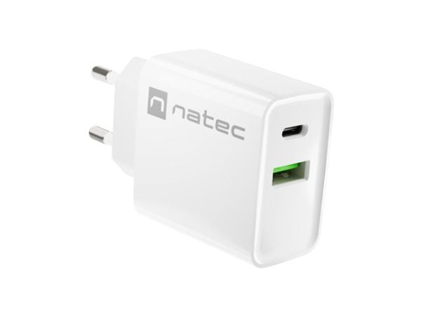 NATEC RIBERA, Sisätila, AC, 12 V, Valkoinen