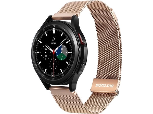 Dux Ducis magnetrem til Samsung Galaxy Watch / Huawei Watch / Honor Watch (20mm bånd) gull (Milanese-versjon)