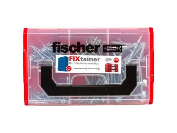 Fischer 553347, Ruuvipakkaus, Metalli, Betoni, Kuitulevy, Kipsilevy, TX40, Laatikko, 210 kpl