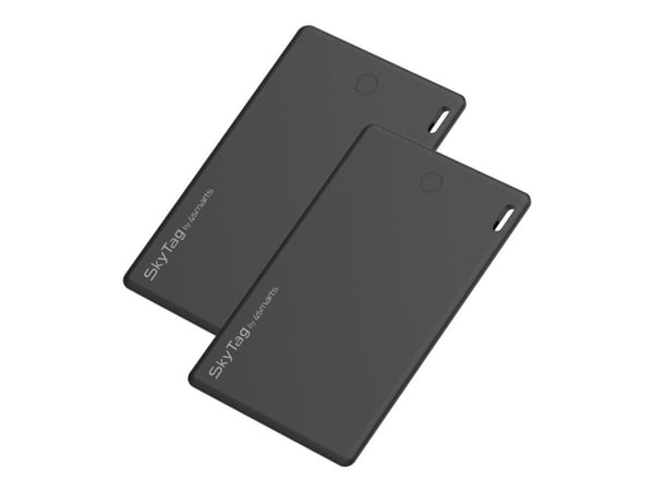 4smarts SkyTag Wallet - Tapfri Bluetooth-tag for wallet - svart (en pakke 2) - for iPhone/iPad/iPod