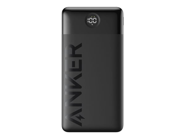 Anker PowerCore - Strømbank - 20000 mAh - 2 utgangskontakter (USB-C) - svart