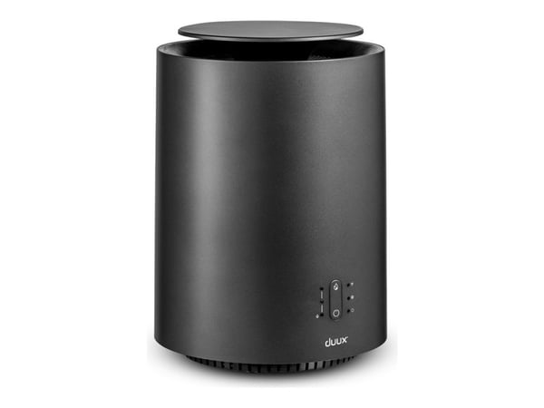 Duux Threesixty 2, Sähkökäyttöinen lämpötuuletin, Keraaminen, Android, iOS, Sisätila, Vastaanotto, Taulukko, Harmaa