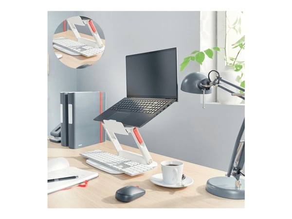 Laptop stigerør Leitz Ergo Cosy multiv.white