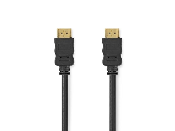 Nedis CVGL34000BK50, 5 m, HDMI Type A (Standard), HDMI Type A (Standard), 3D, 10,2 Gbit/s, musta
