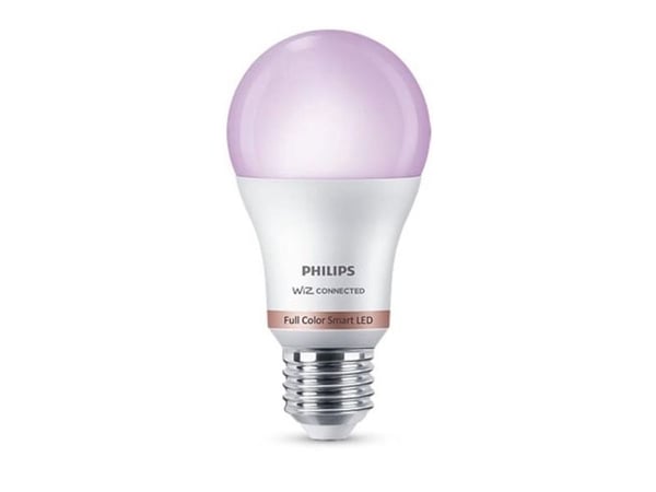 Philips Lyskilde 8,5 W (tilsvarer 60 W) A60 E27, Wi-Fi/Bluetooth, Hvit, Wi-Fi 4 (802.11n), 802.11b, 802.11g, LED, Plast, E27