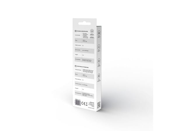 USB-kaapeli 3 m USB 2.0, USB A - Micro USB Valkoinen SAVIO CL-167