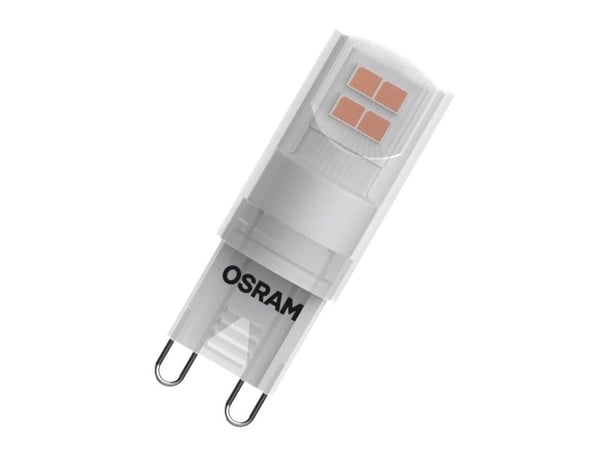 OSRAM - LED-lyspære - form: kapsel - mattslipt finish - G9 - 1.9 W (ekvivalent 19 W) - klasse F - varmt hvitt lys - 2700 K