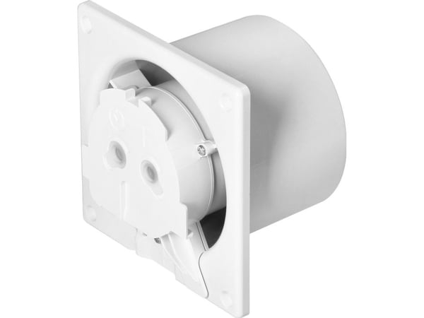Orno baderomsvifte vegg 100 mm Premium – fuktsensor + tidsbryter (kulelager)