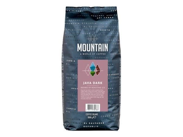 Kaffe helbønner, BKI Java, Mørk pose a 1 kg - (6 stk.)