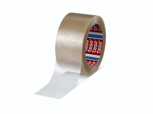 Tesapack Premium 4124 - Pakketape - 50 mm x 66 m - PVC - transparent