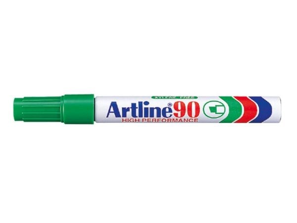 Marker Artline 90 permanent grön 2–5 mm (12 st.)