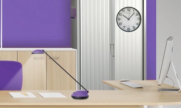 Seinäkello Unilux Magnet musta/metalli ø30cm