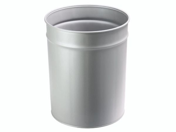 Papirkurv Twinco Twin Metal 20L aluminiumsgrå