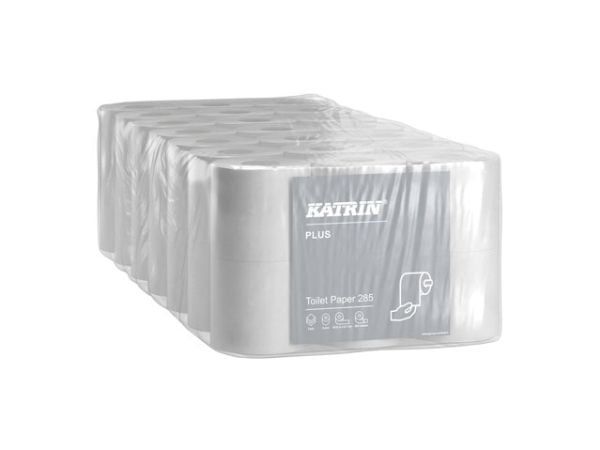Toiletpapir Katrin Plus 285 hvid 35m 38411 3-lag - (42 ruller pr. karton)