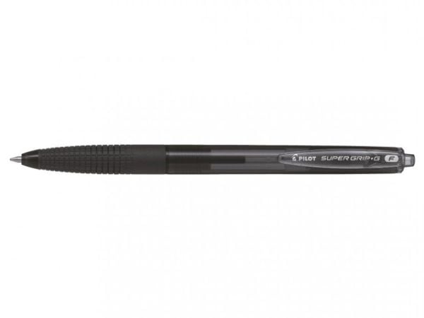 Kuglepen Pilot Super Grip G sort fine stregbredde: 0,22 mm - (12 stk.)