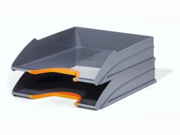 Kestävä asiakirjapidike Durable Varicolor A4 harmaa-oranssi (2)